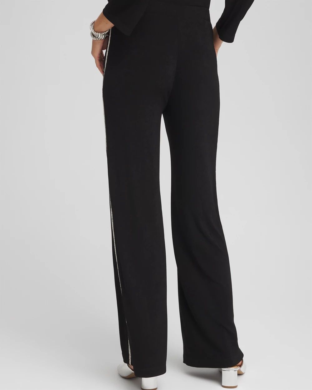 Petite Travelers™ Diamond Wide Leg Pant | Chico's